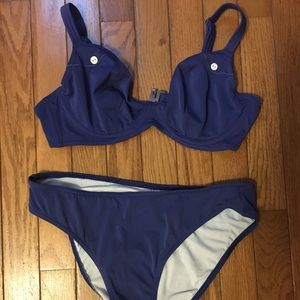 Bright purple Freya Bikini. 32DD underwire top